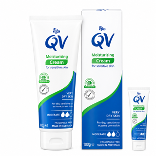 کرم آبرسان قوی QV طرح جدیدمدل تیوپی 100 گرمی | اورجینال