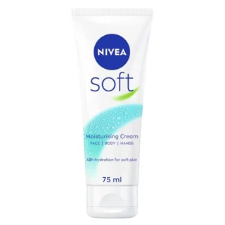 کرم مرطوب کننده تیوپی سافت نیوا Nivea Soft Cream 75Ml