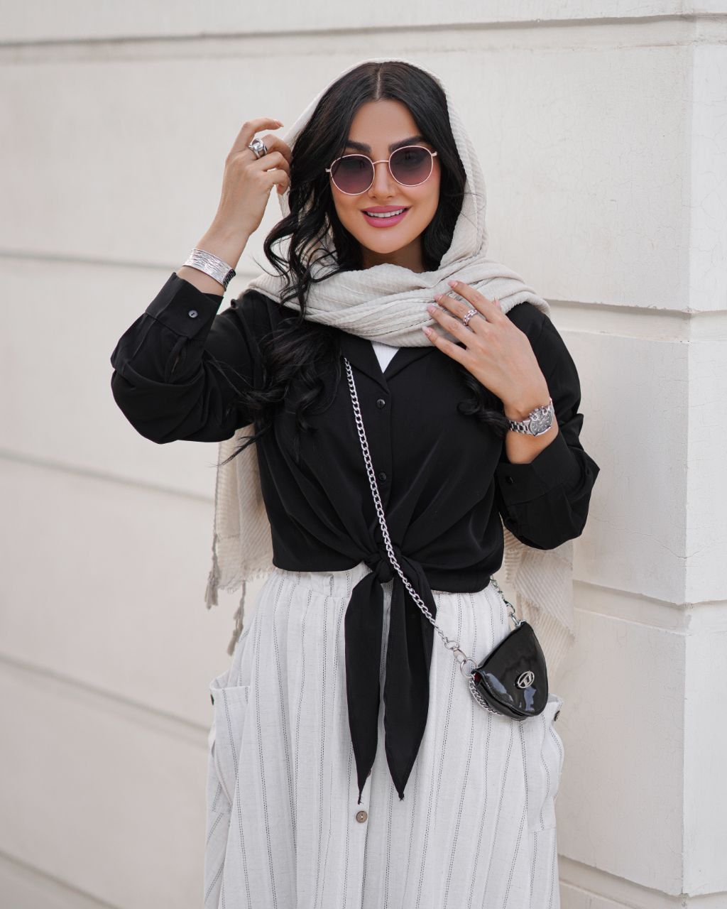 شومیز الیز گره ای