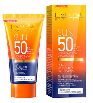 کرم ضد آفتاب بی رنگ اولاین با SPF50 مناسب پوست حساس و مستعد آلرژی حجم 50 میلی لیتر
