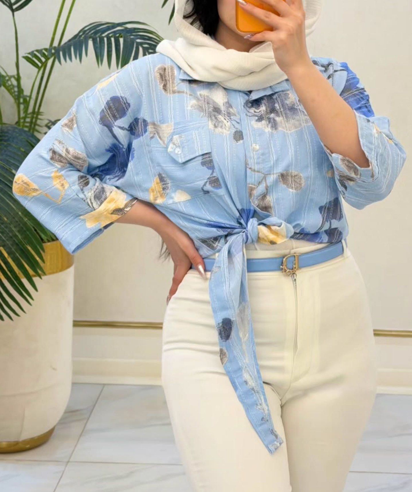 شومیز ایتالیایی گره ای